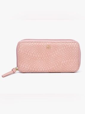 Hudson + Bleecker Bonjour Smartphone Wallet Dusty Rose faux snake skin NWOT